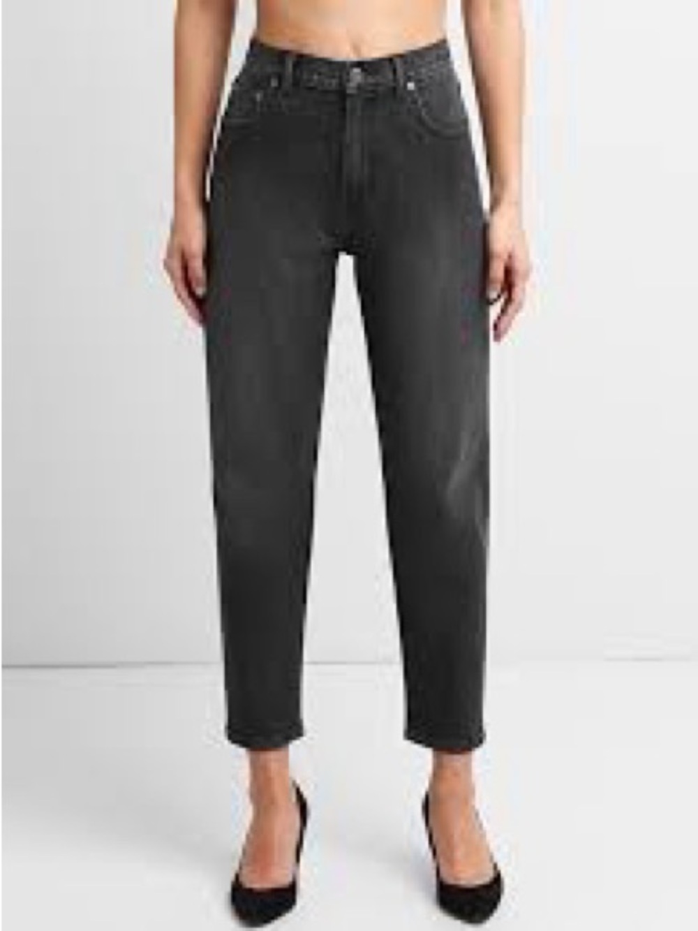 GAP High Rise Black Mom Jeans in Size 2S